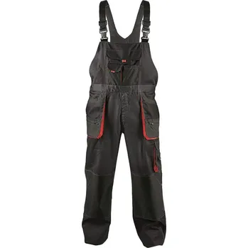 montérky Fridrich & Fridrich Carl BE-01-004 kalhoty s laclem černé/červené