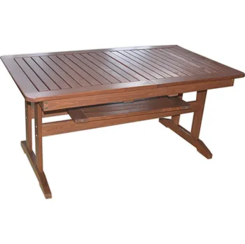 Jídelní stůl Zahradní dřevěný rozkládací stůl NETA