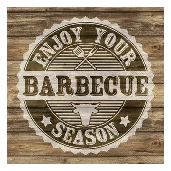 Papírový ubrousek Ubrousky 3-vrstvé, 33 x 33 cm BARBECUE SEASON (20 ks)