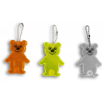 Reflexní odrazky - MEDVÍDEK oranžový