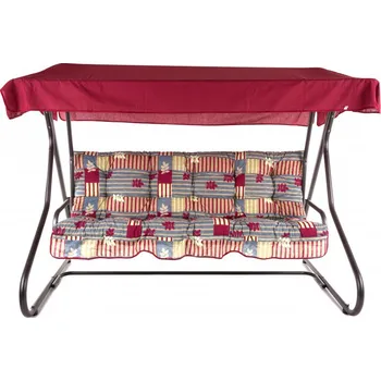 Zahradní houpačka Zahradní houpačka MONETA vínová