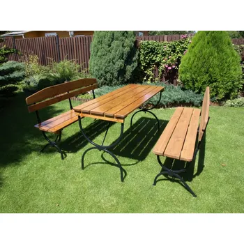 Zahradní sestava Zahradní dřevěná souprava RAVI 160 cm