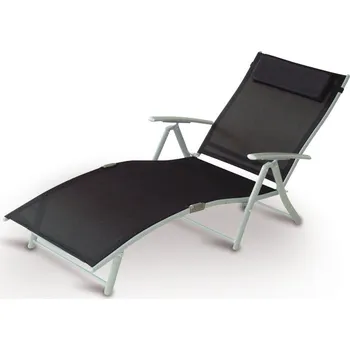 Zahradní lehátko Lehátko VEGAS BLACK-AL