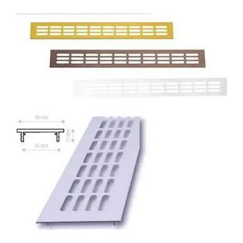 Větrací mřížka COBRA mřížka 80x500mm zlatá