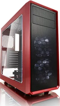 PC skříň Fractal Design Focus G červená s oknem