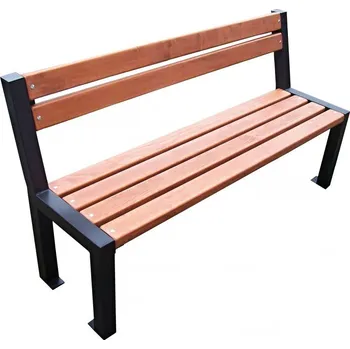 Zahradní lavice Zahradní lavička OPOLANY dřevo+kov