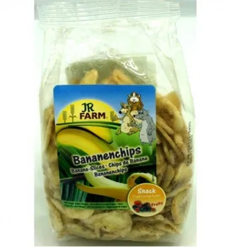 Krmivo pro hlodavce JR Farm plátky banánů 150 g