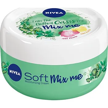 Tělový krém Nivea Svěží hydratační krém Soft Mix Me 100 ml