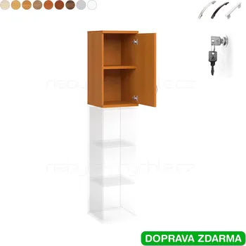 Policová skříň SZ 2 40 01 P H Hobis Strong - Skříň uzamykatelná horní, dveře plné pravé