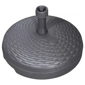 Venkovní odpadkový koš Zahradní plastový sokl plnitelný 20l vzhled ratan