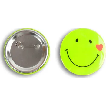 Reflexní připínací odznak - SMAJLÍK