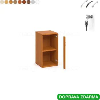 Policová skříň SZ 2 40 02 P Hobis Strong - Skříň uzamykatelná, dveře prosklené pravé