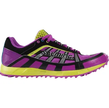 Dámská běžecká obuv Salming Trail T1 Shoe Women fialová/černá/žlutá 38