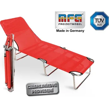 Zahradní lehátko Polohovatelné skládací lehátko SUN- Alu