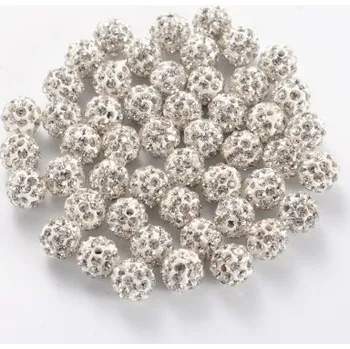 Šperk Korálek s kamínky, 6mm štrasové kuličky L3791 L3791