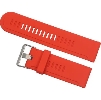 Příslušenství k chytrým hodinkám eses Silikonový řemínek pro Garmin Tactix - Červený