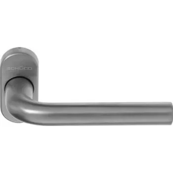 Dveřní kování SCHUCO SCHÜCO Dveřní klika pro hliníkové dveře-S240027/S240022 Barva: Stříbrná matná - C0 - hliník