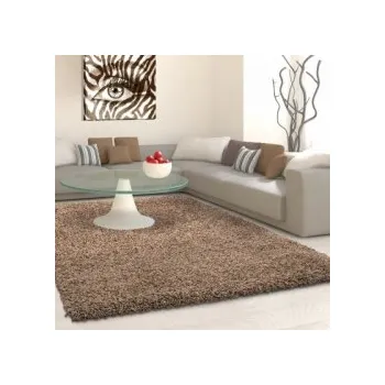 Koberec Koberec Life Shaggy 1500 Mocca s atestem - více rozměrů, rozměr cm 80 x 250