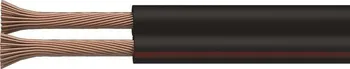 průmyslový kabel EMOS dvojlinka nestíněná 2 x 1,5 mm 100 m černý/rudý