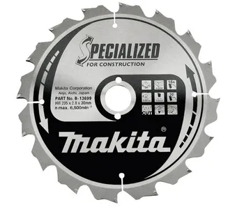 Pilový kotouč Makita B-13683 Konstrukt 190 x 30 mm 12 zubů