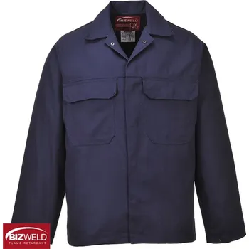 pracovní bunda Portwest BIZWELD nehořlavá svařečská pracovní blůza námořní modrá Velikost: 5XL