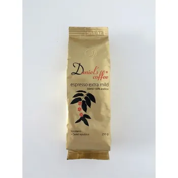 Káva Zrnková káva Daniels coffee 250g