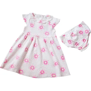 Kojenecké šaty MiNi B Kojenecké šaty s květy Velikost: 56