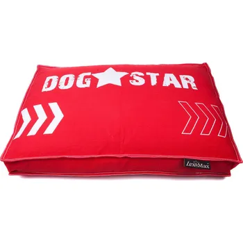 Pelíšek pro psa Luxusní potah na pelíšek pro psa Lex & Max Dog Star 120 x 80 cm | červený