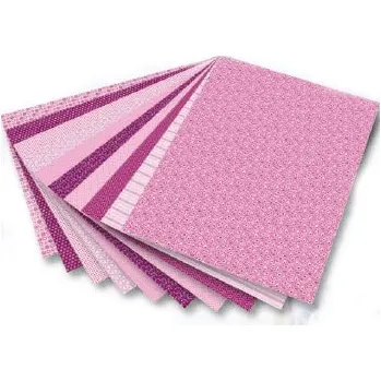 Folia Motiv blok BASICS 24x34cm - ROSA