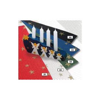 Umělecký papír Folia Vlnitý karton 250g - bílá s hvězdičkami Velikost: 25 x 35 cm