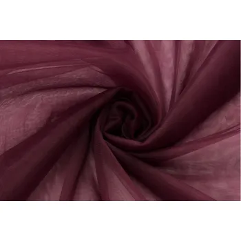 Tyl jemný 300 cm šíře - Červený bordó