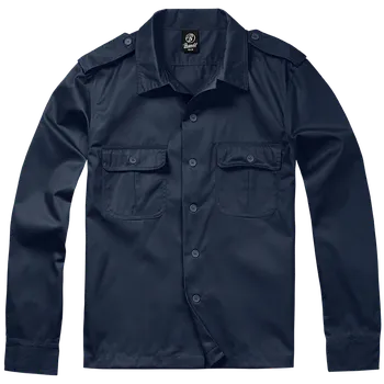 Košile US Shirt Longsleeve navy 4XL