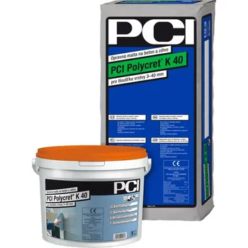 malta PCI CZ - Sika MBCC CZ s.r.o Reprofilační malta pro opravu betonu a zdiva PCI Polycret® K 40 / 5 kg