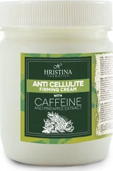 Celulitida a strie Hristina Přírodní anticelulitidní zpevňující krém s kofeinem a výtažkem z ananasu 200 ml