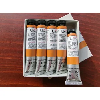 Výtvarná barva Olejová barva UMTON 20 ml tuba Barva: 0006 - Okr tmavý, Permanence: Nejvyšší světlostálost