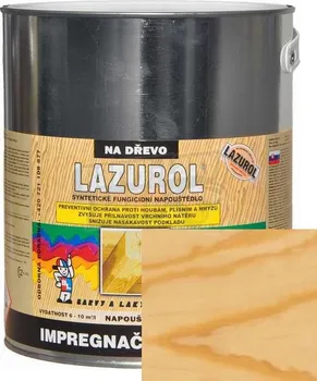 Lak na dřevo Lazurol impregnační základ S1033 4,5 l bezbarvý 000