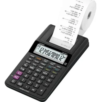 Kalkulačka Kalkulačka Casio HR 8 RCE BK s tiskem, černá
