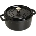 Hrnec STAUB kulatý 24 cm černý 3,7l