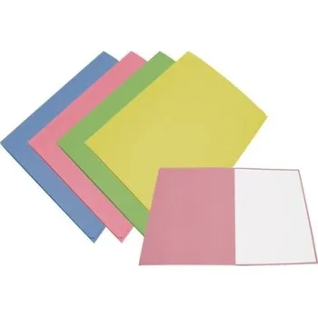 Mapa odkládací A4 bez klop recyklovaná, růžová, 100 ks