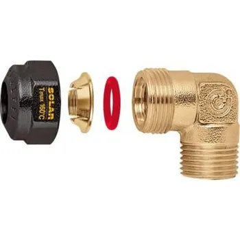 Šroubení pro solární systém 3/4" rohové M