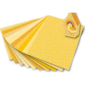 Folia Motiv blok BASICS 24x34cm - GELB
