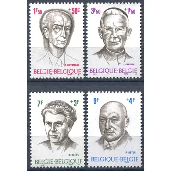 Poštovní známka (1970) MiNr. 1613 - 1616 ** - Belgie - osobnosti