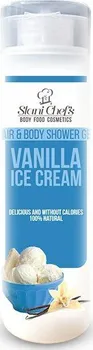 Sprchový gel Hristina Přírodní sprchový gel na vlasy a tělo vanilková zmrzlina 250 ml