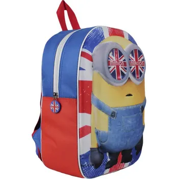 Dětský batoh Cerda Batůžek 3D Mimoni Vlajka 33x25x8 cm