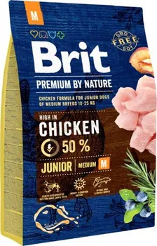 Krmivo pro psa Brit Premium by Nature Junior M