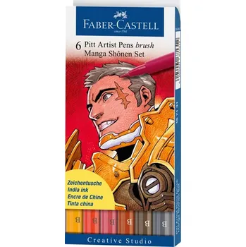 Sada tušových popisovačů Faber-Castell MANGA - Shonen