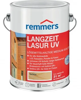 Lak na dřevo Remmers Langzeit Lasur UV 5 l