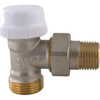 Stavebniny Termostatický ventil rohový s regulací a eurokonusem