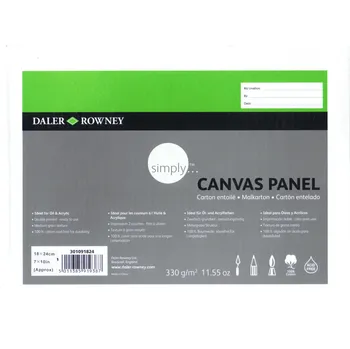 Malířské plátno Plátno na desce šepsované Daler-Rowney 30x30 cm
