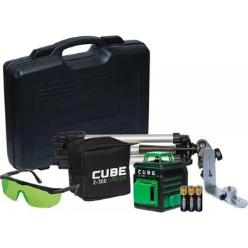 Měřící laser ADA Cube 2-360 Křížový laser Ultimate Green